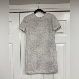 Babaton Gray Sheath Mini Dress